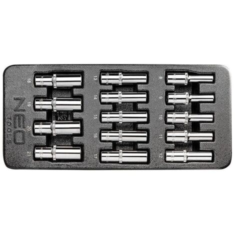 Insert douilles longues 1/2 NEO TOOLS 84-243 14 pièces (1/5)
