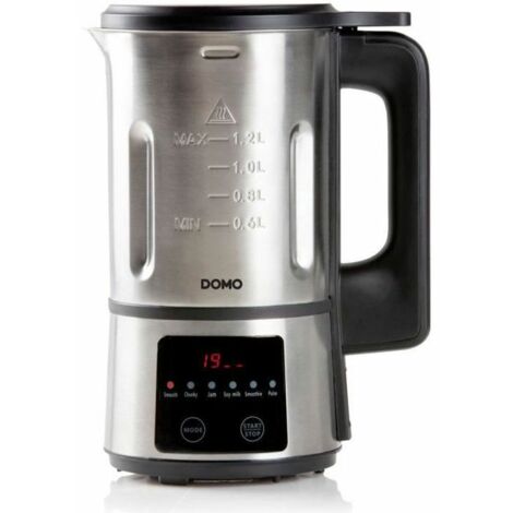 DOMO MY SOUP EXPRESS DO727BL SUPPENKOCHER EDELSTAHL, SCHWARZ