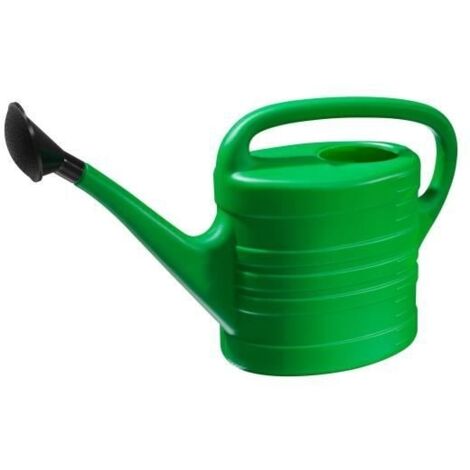 Nature Gießkanne aus Polyethylen, oval, 13 l, Grün