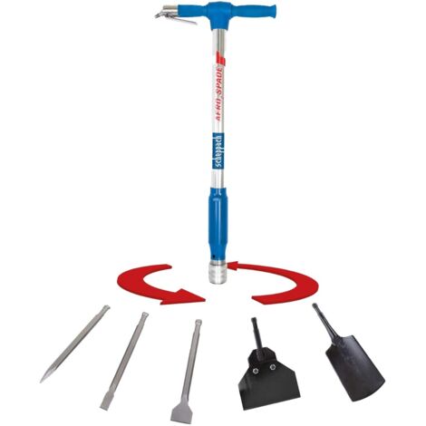 Scheppach Aero2Spade pneumatisches Werkzeug blau 82 cm