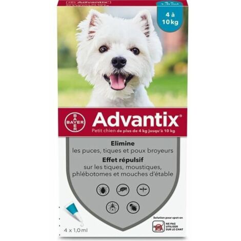 ADVANTIX 4/10 KG KLEINER HUND 4 PIPETTEN 4028