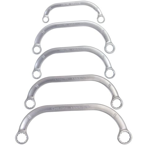 Set de 5 clés mixtes incurvées demi-lune NEO TOOLS 09-176 (1/4)
