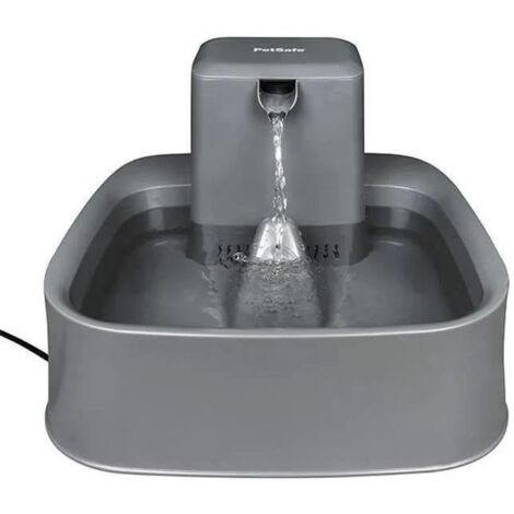 PETSAFE 7,5 LITER TRINKBRUNNEN DRINKWELL FÜR HAUSTIERE, DUALES FILTERSYSTEM, IDEAL FÜR GROßE HUNDE ODER MEHRERE HAUSTIERE (1/5)