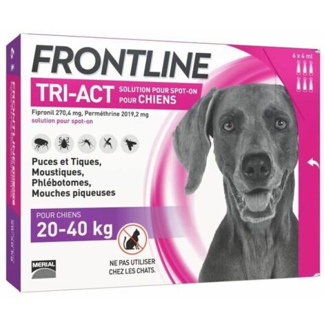 MERIAL FRONTLINE TRI ACT HUND L 20-40 KG 6 PIPETTEN
