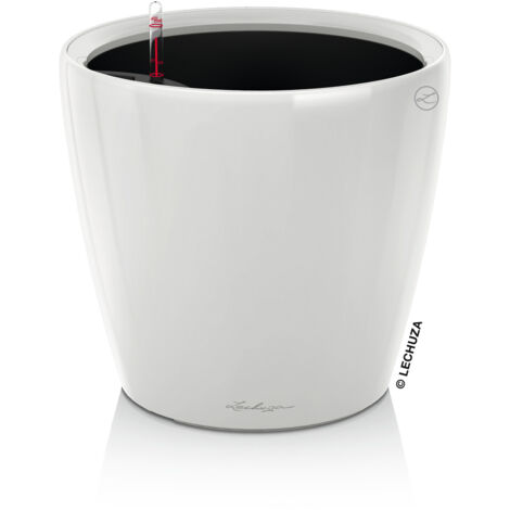 LECHUZA CLASSICO Premium LS 50 Komplettset weiß hochglanz