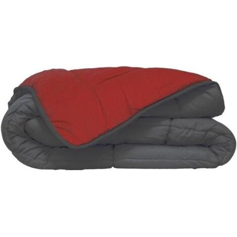 HUDSON DUVET L GERE MIKROFASER 200G/M 220X240CM GRAU & ROT POYET MOTTE