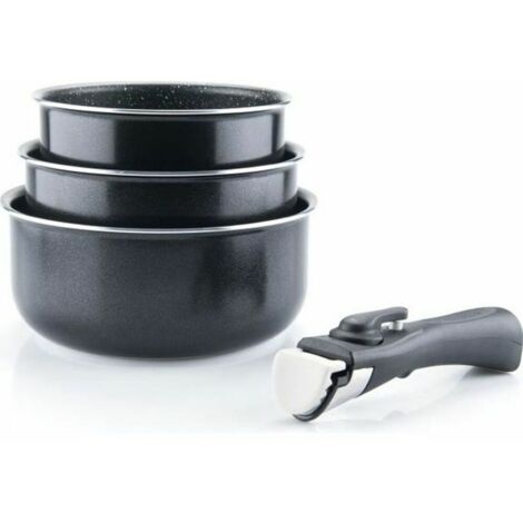 ARTHUR MARTIN Set 3 casseroles 16/18/20cm tous feux dont induction (1/2)