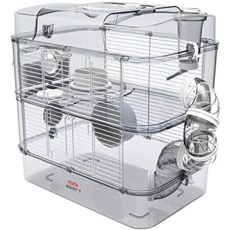 Zolux - Käfig für Hamster, Mäuse und Rennmäuse RODY 3" Duo