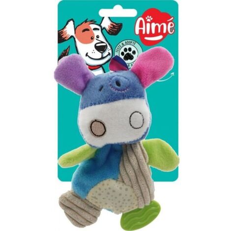 AIME Mini Jouet peluche vache - Pour chien (1/5)