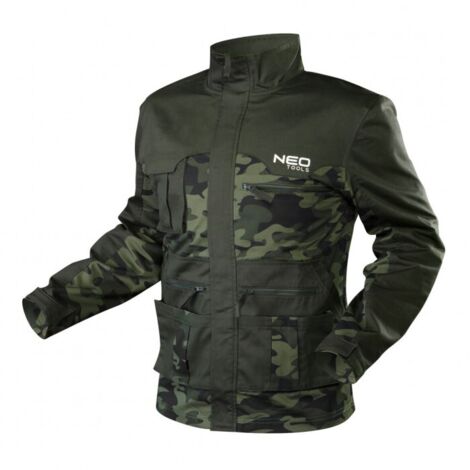 NEO TOOLS CAMO XXL Arbeitssweatshirt - Baumwolle, camo (1/5)