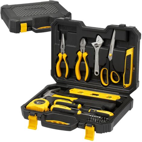 Malette a outils 28 pieces - STANLEY - STHT78050-1 - Coffret plastique - Noir et jaune (1/3)