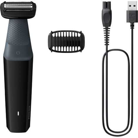 Körpertrimmer - PHILIPS - BG3017/01 - 5 W - 50 min - Wasserdicht - Grau