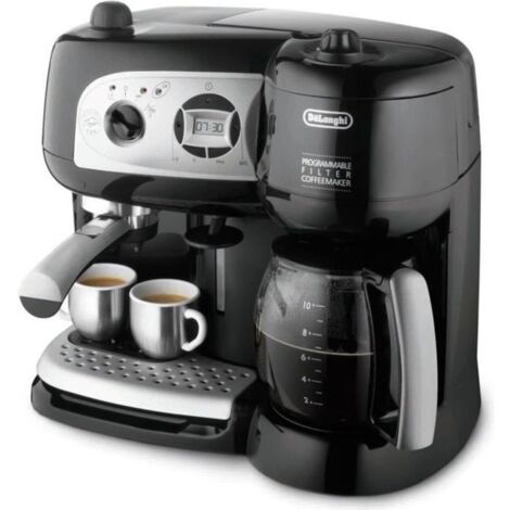 DELONGHI BCO 264.1 - Kombiniertes Espresso-Kaffeemaschine - Schwarz - Gemahlener Kaffee oder ESE-Pads - 15 bar Pumpe - 1750W