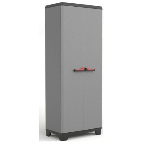 Keter Hochschrank 3 Fachböden 68x39x173H Stilo grau