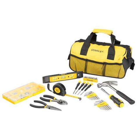 Stanley Werkzeugkasten 38 Teile schwarz 3 m