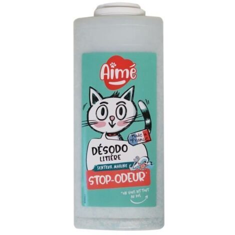 AIME Désodorisant pour litiere marine 700ml - Pour chat (1/5)