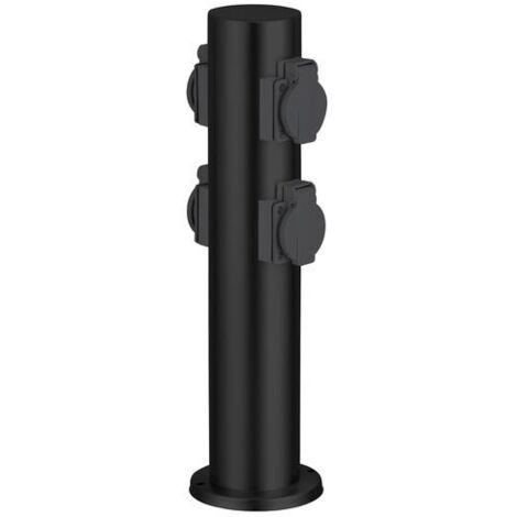 BRILLIANT - DODY Borne avec 4 prises coloris noir - metal/plastique E27 LED xW (1/2)