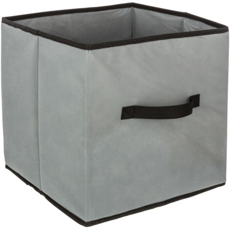 Aufbewahrungsbox - FIVE - 31 x 31 cm - Roségrau - Polypropylen & Karton - Faltbar (1/5)