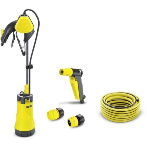 Fasspumpe KÄRCHER BP 1 Barrel Set: Innovative Pumpe mit Ein-/Ausschalter am Fassrand & Gartenbrause-Set – perfekt für die Bewässerung mit Regenwasser (1/2)