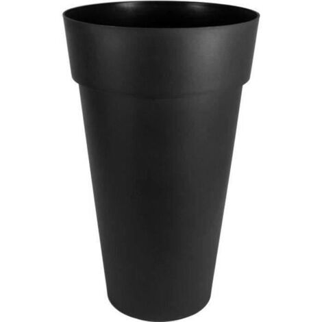 EDA Vase Toscane XXL - O 48 x H 80 cm - 90 L - Gris anthracite (1/2)