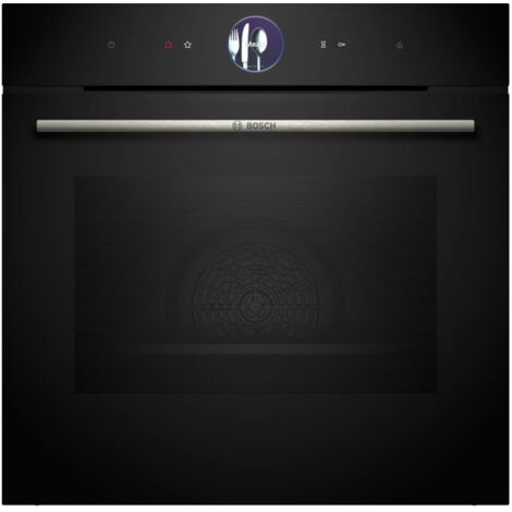 Integrierter kombidampfgarer 71l 60cm a+ schwarz pyrolyse - Bosch - HRG7764B1 (1/5)