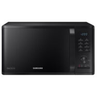 Solo-Mikrowelle - SAMSUNG - MS23K3555E - Schwarz - 23L - Elektronische Steuerung + Knopf - Warmhaltefunktion