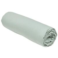 Drap housse TODAY Essential - 140 x 200+30 cm - 2 personnes - 100% Coton uni - Celadon