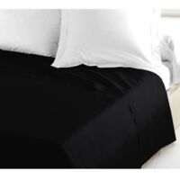 LOVELY HOME BETTLAKEN 100% BAUMWOLLE 240 X 300 CM SCHWARZ