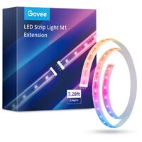Govee h100e led strip light m1 extension 1m extension de strip led rgbic, compatiblewith matter