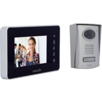 Kabelgebundenes Videotelefon mit 4,3 Zoll Display – Schwarz