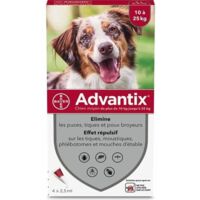 ADVANTIX 10/25 KG MITTLERE HUNDE 4 PIPETTEN 3962