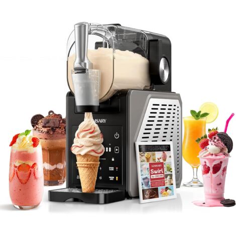 Macchina Slush - Funzionamento semplice con un pulsante da 2,5 l Slushie Maker, nessun ghiaccio necessario, con display a LED, 6 programmi automatici per margarita, frappé, frappé, frappè, facile da