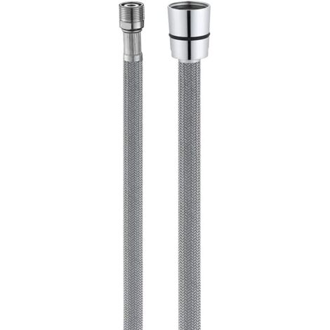 ONECE Wasserhahn Brauseschlauch M15/1 x 1/2 Zoll x 150cm Ersatzbrauseschlauch für Küchenarmaturen&Badarmaturen, Geschirrbrauseschlauch Armatur-Ersatzschlauch, Nylon -Grau