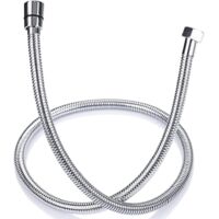 ONECE Duschschlauch 1,2m Edelstahl Brauseschlauch, Verdrehschutz Handbrauseschlauch flexibel Duschkopfschlauch, Universal Ersatz-Schlauch für Handbrause- & Duschsystem, Chrom