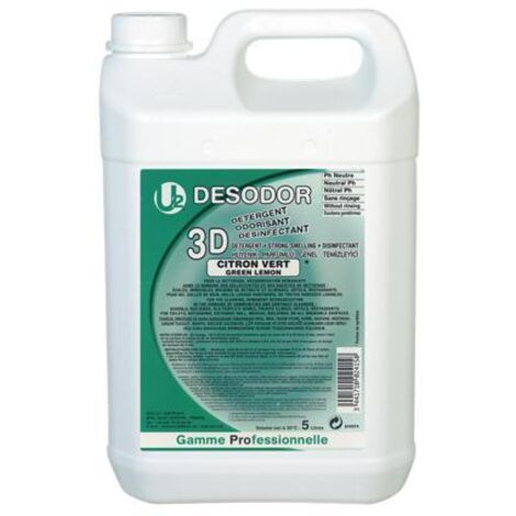 Desodor 3D citron vert 5L