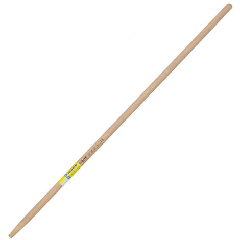 Manche Droit Bois Hetre/Frene Ponce pour Binette Grattoir Ratissoire - Fabrication Française Perrin - D.28mm - 1,30m (1/2)