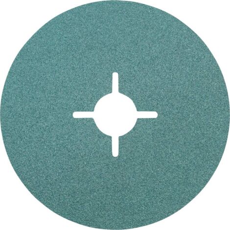 Boite 25 Disques Fibre Zirconium PFERD - D. 125 mm - Grain 80 - ebarbage et Ponçage Acier et Inox (1/3)