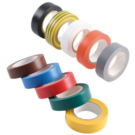ADHESIF LOTX10 PVC ELEC ROUGE15X10 EUROCEL 0150S3148