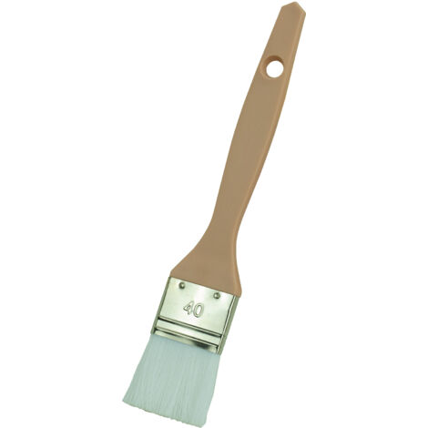 Brosse plate à décrasser avant peinture – Fibres en nylon – Manche en polypropylène – Largeur 4 cm (1/6)