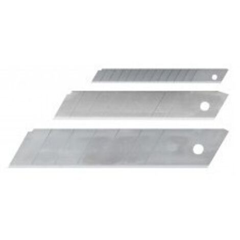 Lot 10 Lames de Cutter 18mm Acier Carbone Auto-Cassantes Outifrance - Recharge Cutter Standard - Decoupe Carton Moquette (1/6)