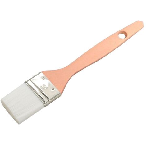 Pinceau Plat Queue de Morue 30mm - Fibres Nylon - Manche Polypropylène - Vernis Laque Peinture Bois (1/3)