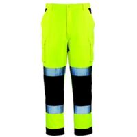 Pantalon Haute Visibilite Orange Marine COVERGUARD PATROL - Classe 2 Bandes 3M Scotchlite - 6 Poches - Taille L