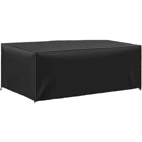 Funda para mesa de jardín de 180x120x72cm, cubierta protectora impermeable y resistente a desgarros, lona Oxford 420D. (1/5)