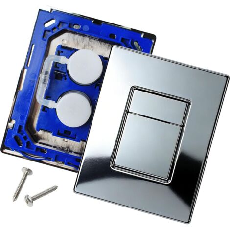 Modernes, wandhängendes WC-Spülkasten-Bedienfeld mit ABS-Komponenten, Spülkastenabdeckung, modernes Design (1/5)