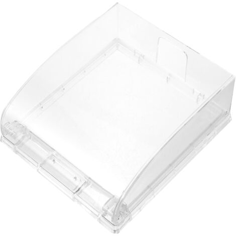 Wasserdichte, transparente und regenfeste Türklingelabdeckung für Außentürklingeln, Spritzwasserschutz, kompatibel (1/5)