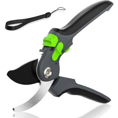 Sécateur, sécateur de jardin de 22 cm avec gant ergonomique (1/5)