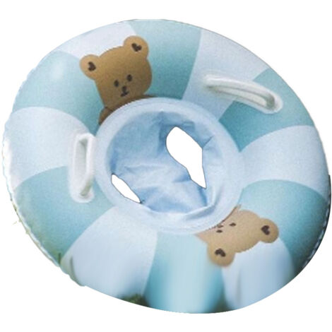Bouée gonflable pour bébé, siège bébé en PVC avec double poignée pour piscine (1/5)