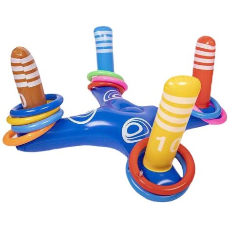 Jeu de lancer d'anneaux gonflables pour piscine flottante (1/4)