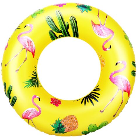 Bouées gonflables, jouets de plage amusants, jeux de piscine d'été, jolies bouées gonflables à motifs (1/4)