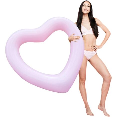 Bouée gonflable Sweet Heart pour piscine - Idéale pour les fêtes à la plage, les enfants et les adultes. Amusez-vous dans l'eau en été  (1/5)